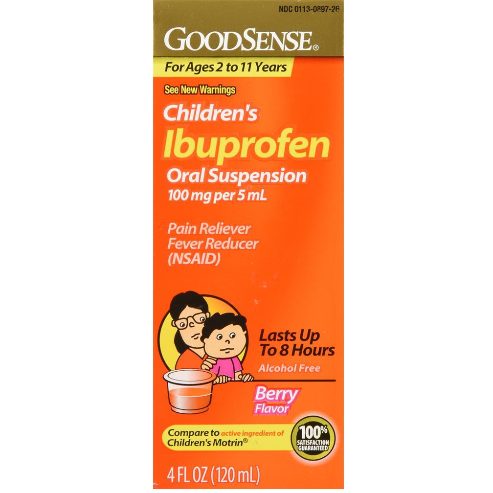 Ibuprofen Children's Liquid,4 oz,100 mg/5 ml