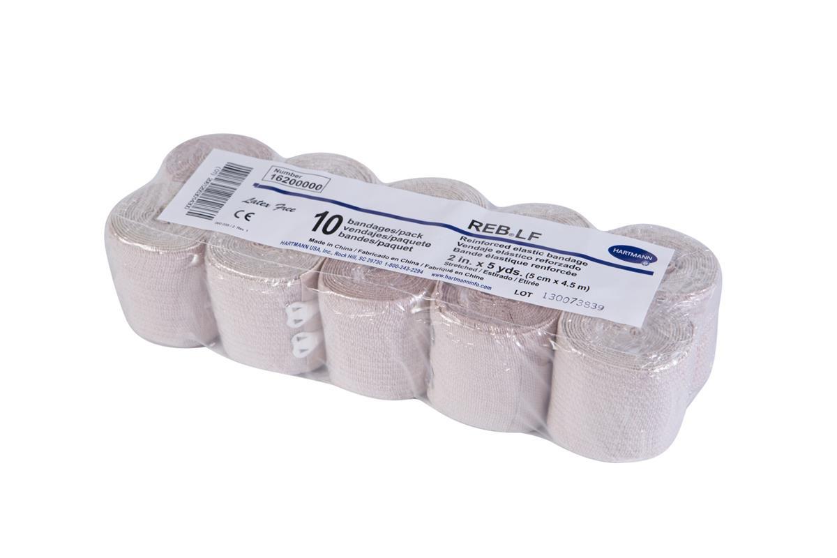 2" x 5 Yds Conco Elastic Bandages, Pack of 10 Rolls