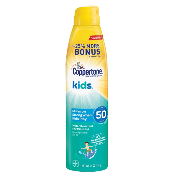 Coppertone® Kids Sunscreen, SPF 50, 5.5 oz. Spray