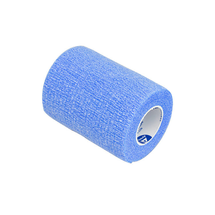 1" x 5 Yds Latex Free Economy Self Adherent Wrap, Blue