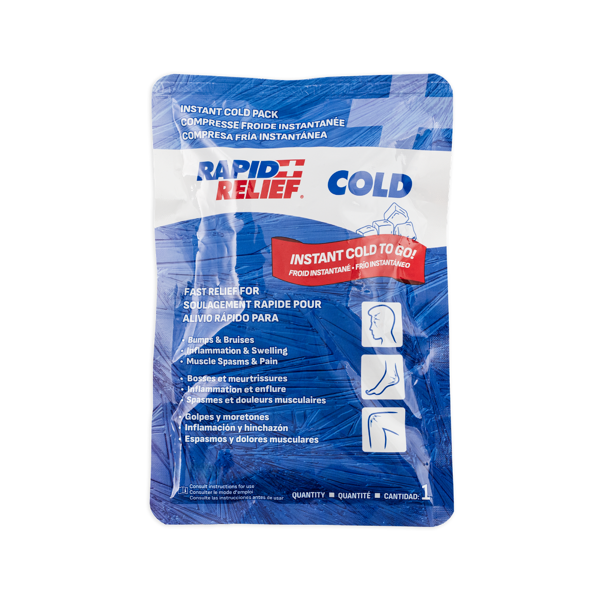 Rapid Relief® Instant Cold Packs 24/Case