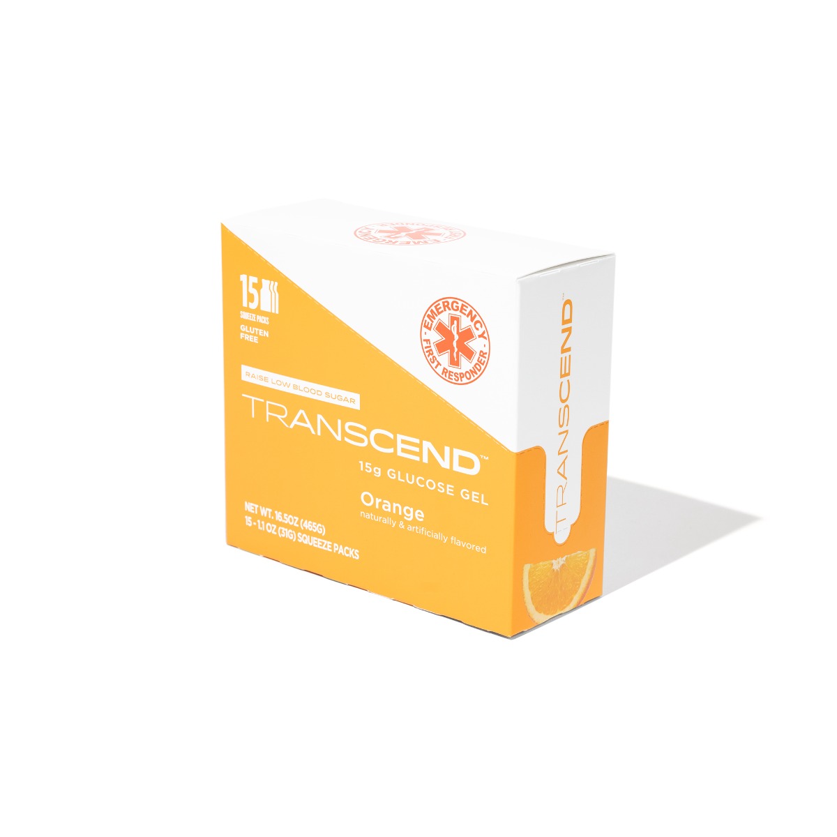 Transcend™ Orange Glucose Gel, 15/box