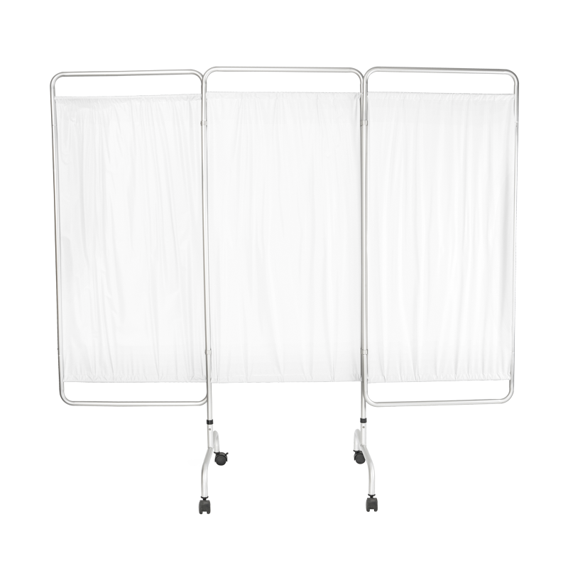 3 Panel Screen with Casters