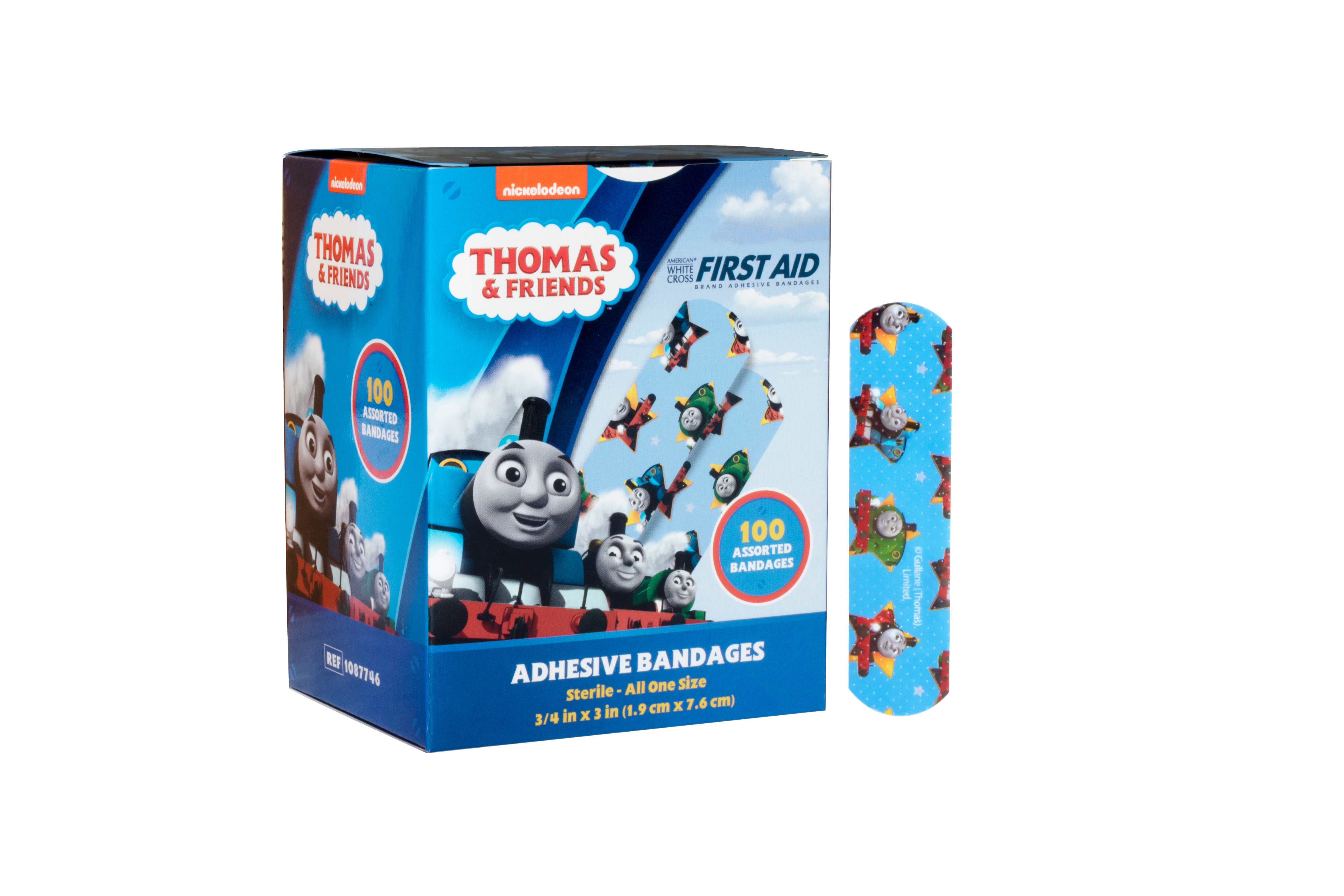 (Discontinued) Thomas & Friends Bandages, 3/4" x 3", 100/box