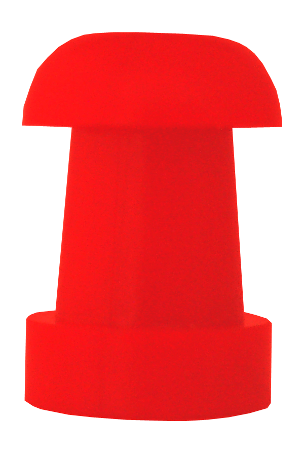 Grason PM Series Eartips, 9 mm, Red, 100/pack