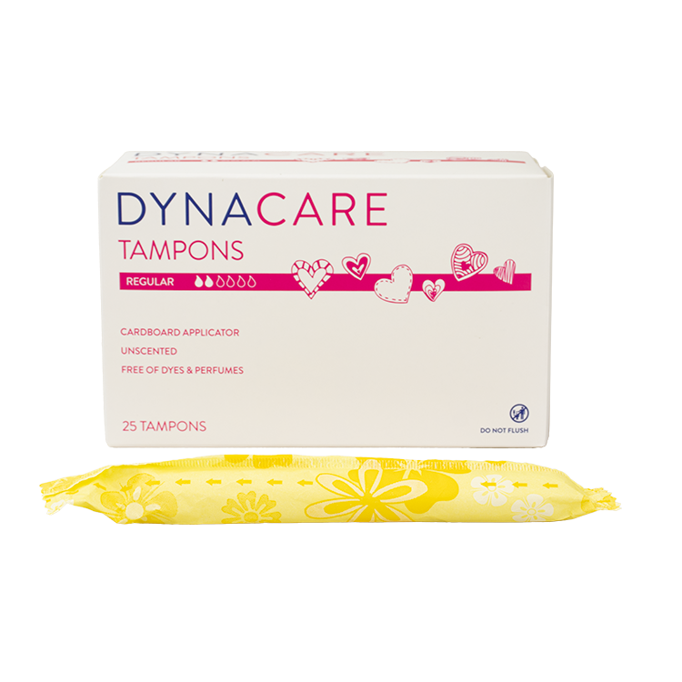 Dynacare Regular Tampons, Cardboard, 25/box