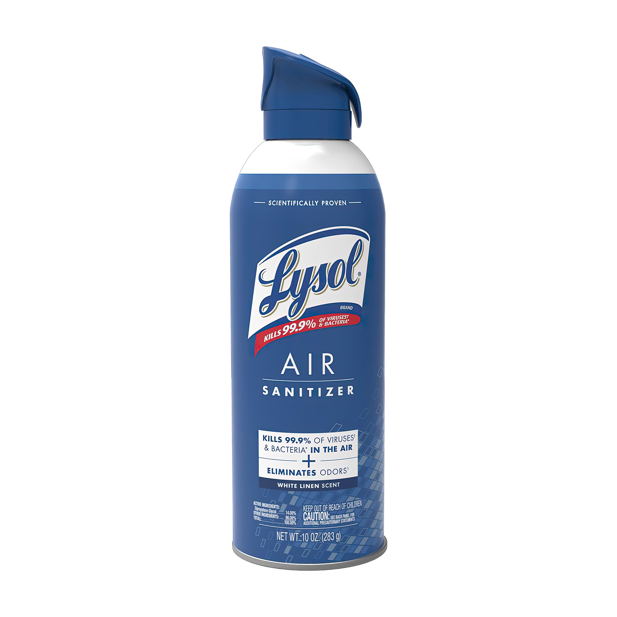 Lysol® Air Sanitizer, 10 Oz, White Linen