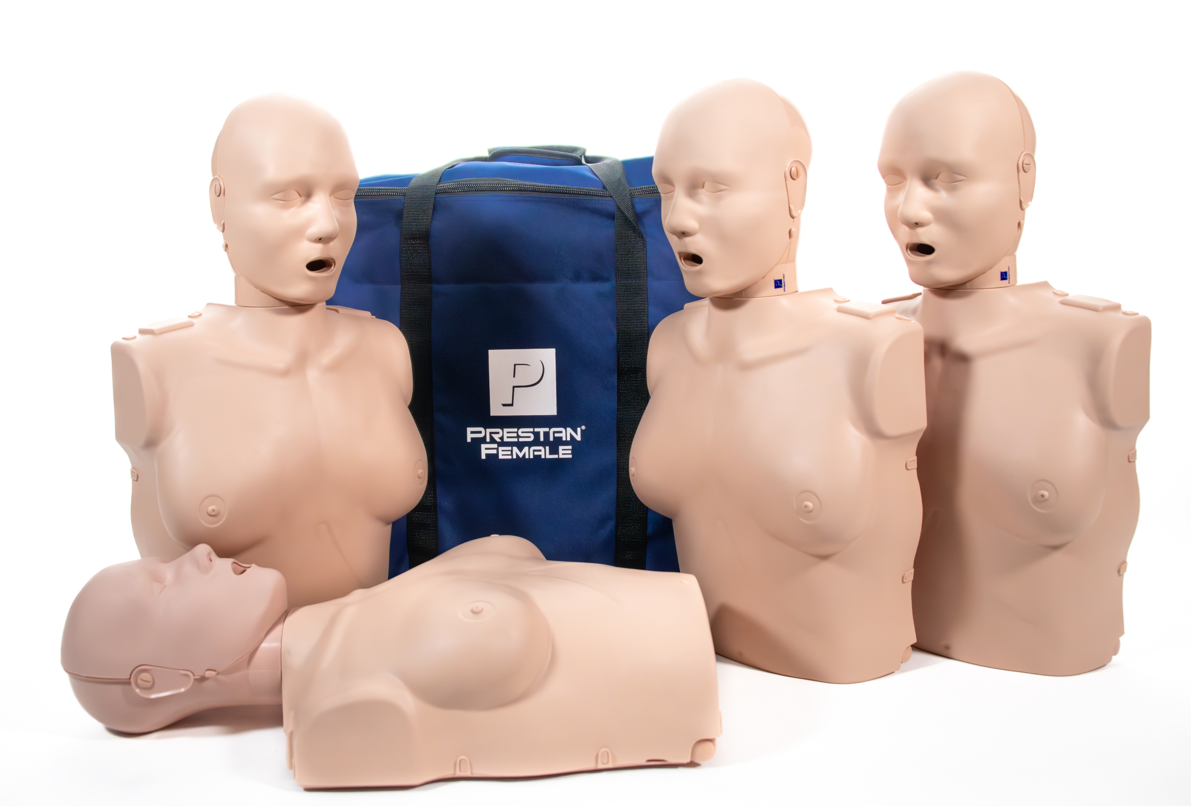 PrestanĀ® Adult Female Manikin w/CPR Feedback, Medium, 4-pack