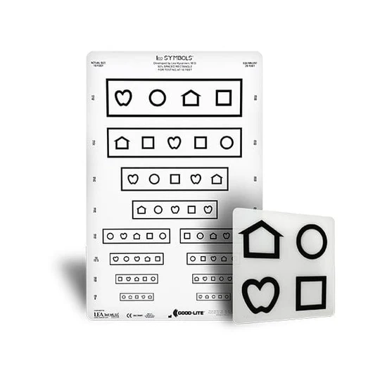 50% Rectangle LEA Symbols® Chart, Set 10 Foot
