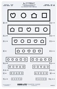 50% Rectangle LEA Symbols® Chart, 10 Foot