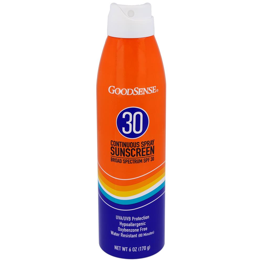 GoodSense® Sunscreen Continous Spray Sport SPF 30, 6 oz