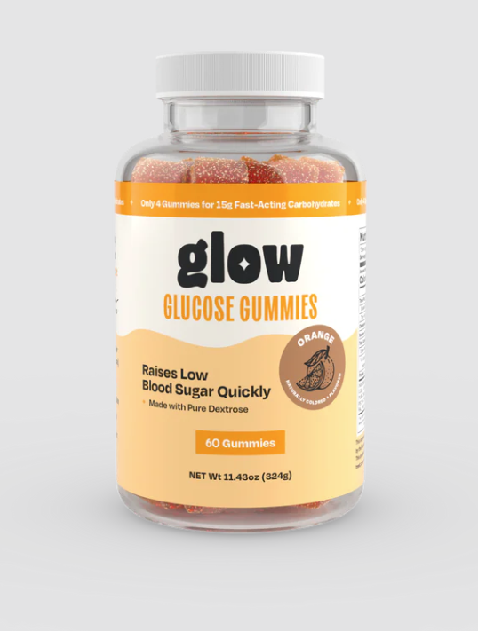 Glow Glucose Gummies, Orange, 60/Bottle