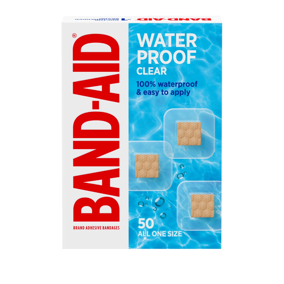 Band-Aid® Waterproof Clear Small Spots, 50/box