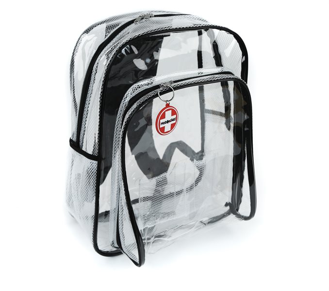 MobileAid Clear-View High-Capacity Backpack, Empty