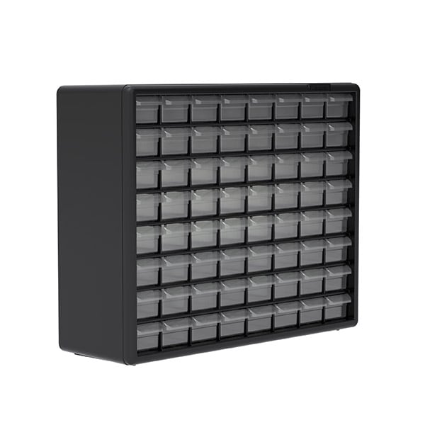 Plastic Storage Cabinet, 64 Drawer
