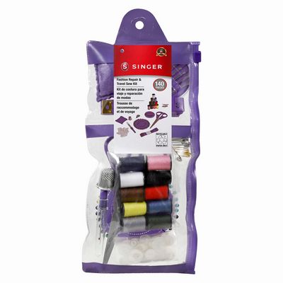 140 Piece Travel Sewing Kit in Storage Pouch