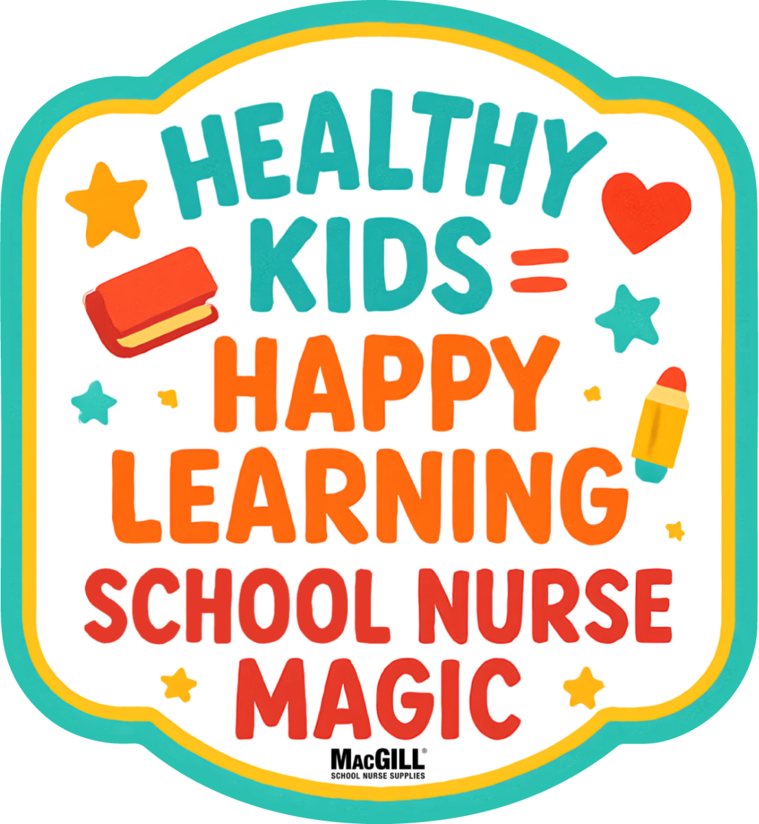Healthy Kids Sticker