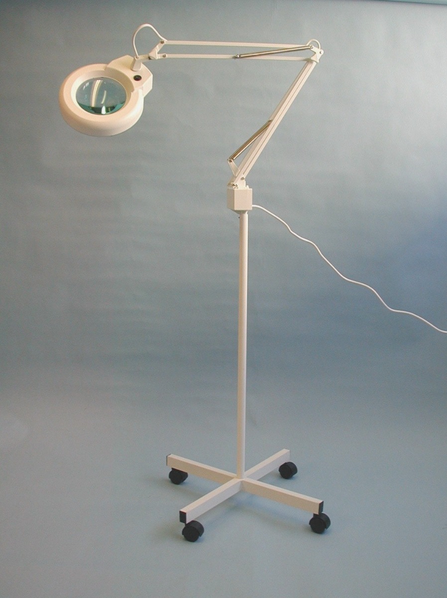 LED Magnifier with Mobile Base