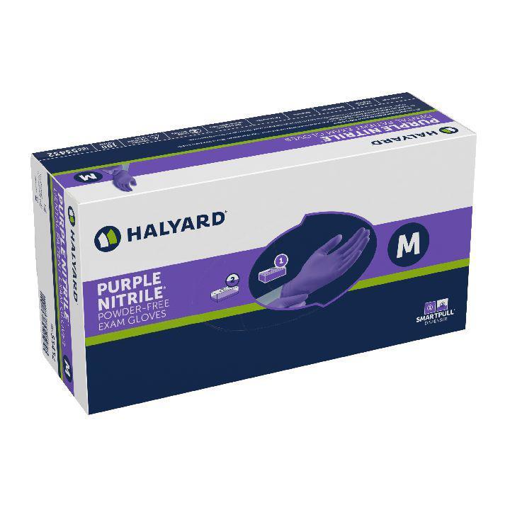 Halyard Purple® Nitrile Gloves, Medium
