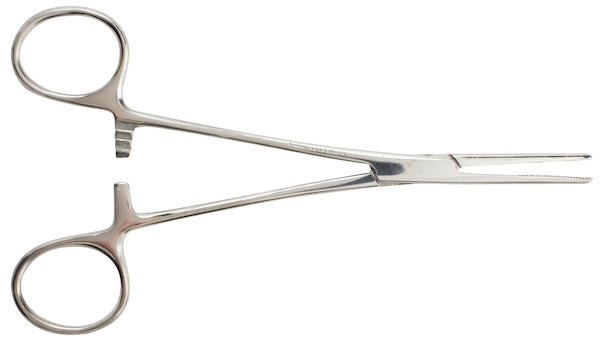 Hemostatic Kelly Forceps, Straight, 5-1/2"