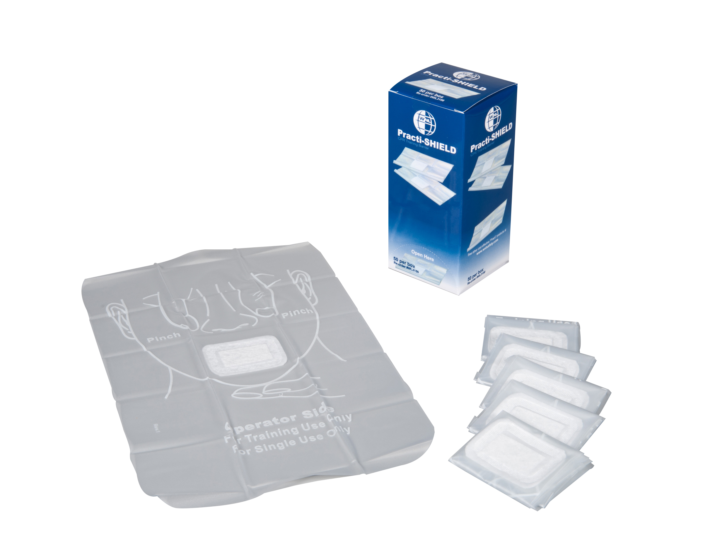 CPR Practi-Shield® Training Masks, 36/Box