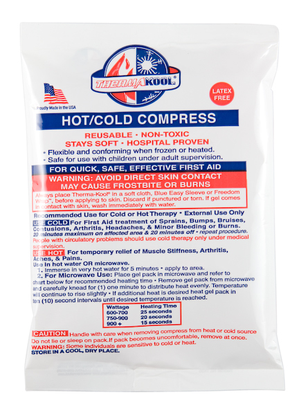 Reusable Therma-Kool 3" x 5" Cold/Hot Pack