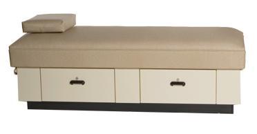 Bradley Recovery Couch with Base, 2 Drawers