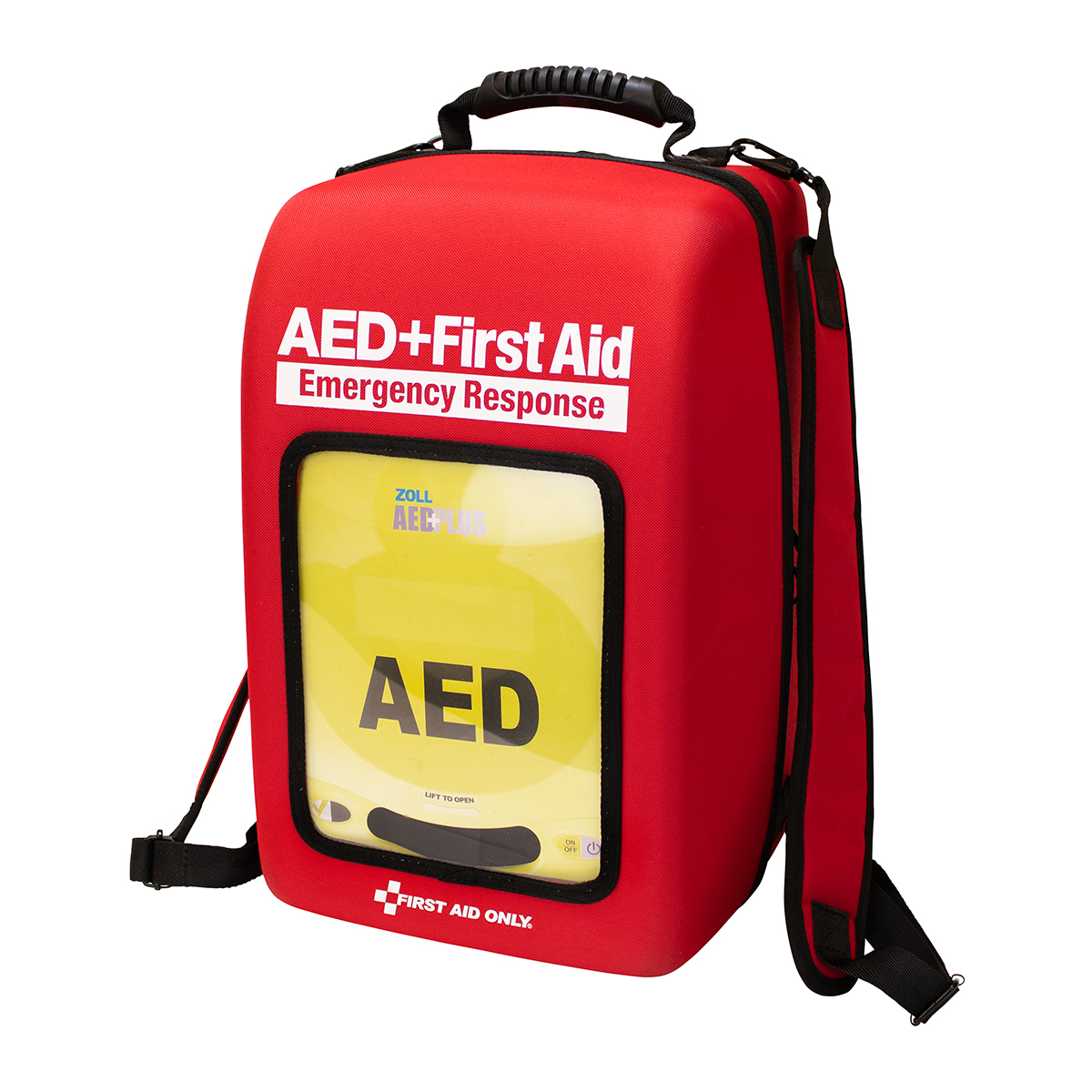 AED+First Aid Emergency Response Bag