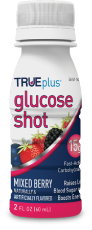 Glucose 2 Oz Bottle, Mixed Berry Flavor
