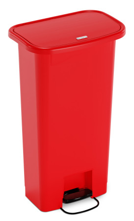 DETECTO® Waste Mate Receptacle, 13 Gallon, Red