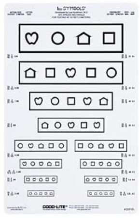 50% Rectangle LEA Symbols® Chart, 10 Foot