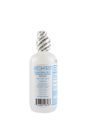 Irrigate Eye Wash, 4 Oz Screw Off Bottle