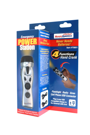 4 N 1 Hand Crank Radio with Light