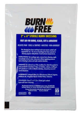 2" x 6" Burn Free® Burn Dressing
