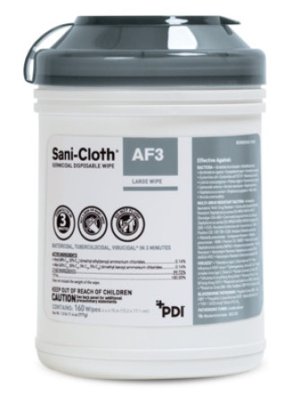 PDI Sani-Cloth® AF3 Germicidal Wipes, 160/Can, 12 per case