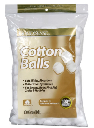 (Discontinued) Non-Sterile Cotton Balls, 300/Bag