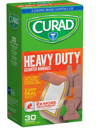 Curad Extreme Hold Bandages, 30/Box