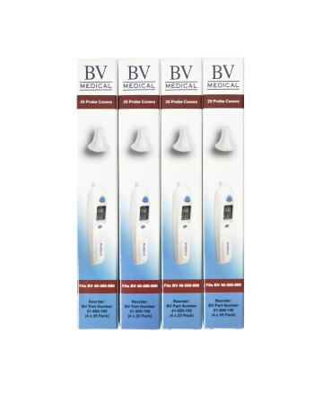 BV Medical Instant Ear Thermometer Probe Covers, 100/Pk