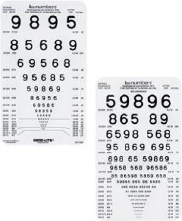 Good-Lite® LEA Numbers® Pocket Near Vision Card