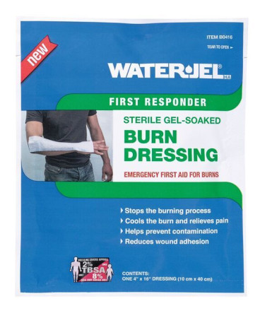 Water Jel® First Responder Sterile Burn Dressing, 4" x 16"