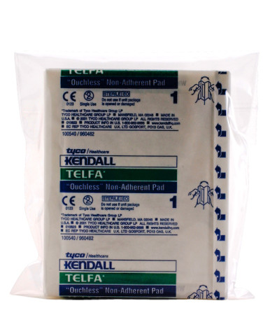 Kendall Sterile 3" x 4" Telfa Pads, 10/Bag