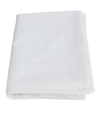 Pillow Case, White, Poly/Cotton Blend