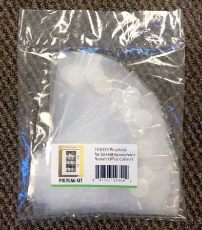 AEK 32-Unit Ephinephrine Polybag/Velcro Refill Kit, 40/Pack