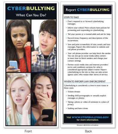 Cyberbullying: What Can You Do? Fact Card, 50/pack