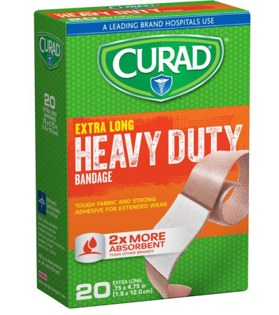 Curad Extreme Lengths Bandages, 20/Box