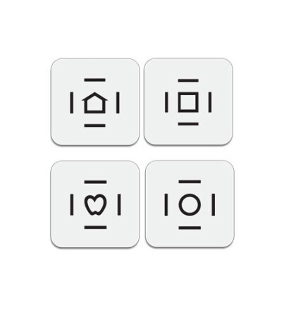 Crowded LEA Symbols® Flash Cards