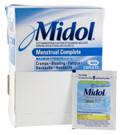 Midol® Maximum Strength, Unit Dose Packs, 50/Box