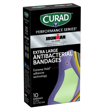 Curad Performance Series XL Bandages, 10/Box
