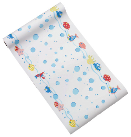 (Discontinued) Table Paper, Crepe, 18" x 125', Under the Sea