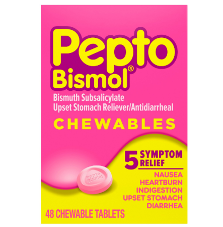 Pepto Bismol Chewable Tablets 48/Box